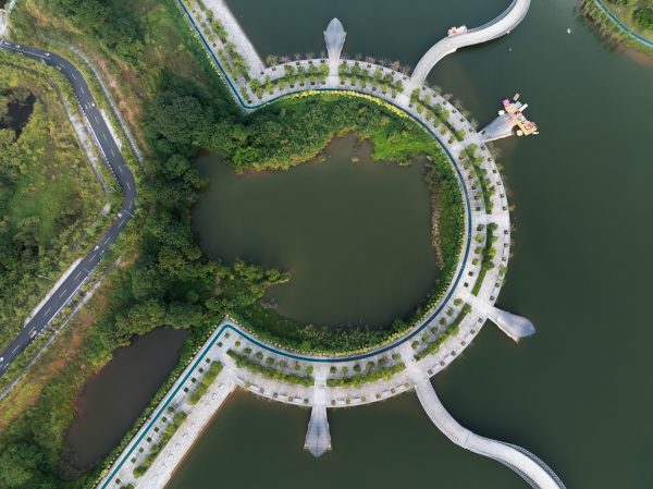 BoAi Lake consolidates a fragmented network of fish ponds into a contiguous urban lake and civic waterfront. Former aquaculture infrastructure is restructured as a climate-adaptive, ecological landscape that supports community access and long-term environmental performance. Located in Shishan Town in Foshan, the 136-hectare site originally functioned as a freshwater reservoir before being subdivided into multiple [&hellip;]