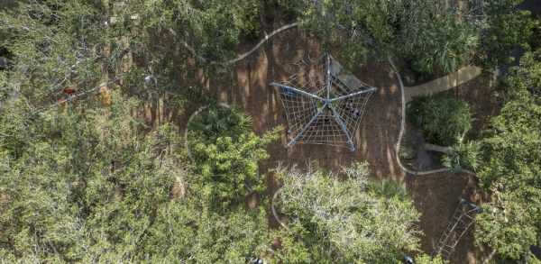 Completed in 2023 in Miami-Dade County, the Kendall Indian Hammocks Park Forest Playground exemplifies a nature-centered approach to play design. The new play area is nestled within a native hammock of live oaks and sabal palms, replacing outdated play structures and a play space design that had minimal connection to its site. The client, the [&hellip;]