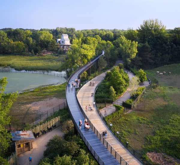 The Treetop Trail demonstrates the power of landscape-led design in shaping interpretation and experience—reimagining existing infrastructure as a didactic, immersive environment. Guided by the Zoo’s vision to connect people, animals, and nature, the Treetop Trail experiential framework shifts spatial perspective, immersing visitors within the forest canopy while revealing ecological processes, cultural narratives, and species-specific experiences. [&hellip;]
