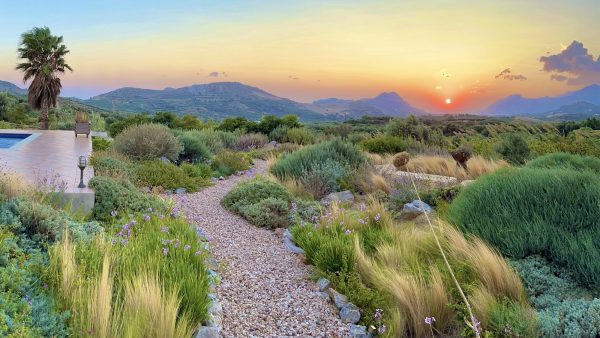 Flow at Dusk is a built landscape project located in the Plakias region of Rethymno, Crete, Greece. Completed between 2020 and spring 2021, the project covers approximately 2,226 m² on a hillside at an elevation of 82-91 meters above sea level, overlooking the dramatic landscape of southern Crete with panoramic views across valleys, olive groves, [&hellip;]