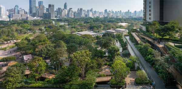 Suan Dusit Arun is a landmark rooftop landscape set atop the redeveloped podium of the former Dusit Thani Hotel in Bangkok. Positioned at one of the city’s busiest intersections opposite Lumpini Park, the project re-establishes a lost civic connection, transforming a historically iconic yet inward-facing site into a vibrant, publicly accessible urban oasis. Guided by [&hellip;]