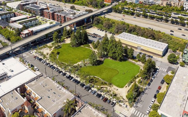 The Esprit Park Renovation transforms a beloved 2.4-acre Dogpatch neighborhood park into a cohesive, ecologically vibrant urban commons. Through an inclusive community-driven process, the design responds to the neighborhood’s contemporary recreational needs while preserving a grove of 60+ year old redwoods. An undulating accessible loop connects two distinct meadows (one dedicated to dogs and the [&hellip;]