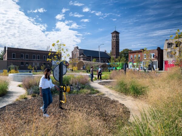 Located in an economically depressed area of North St. Louis, Peace Park is a new coalition-built public park in the College Hill neighborhood, the only St. Louis City neighborhood that previously lacked any parks. The park is sited on a collection of consolidated commercial and residential lots at the corner of a major roundabout which [&hellip;]